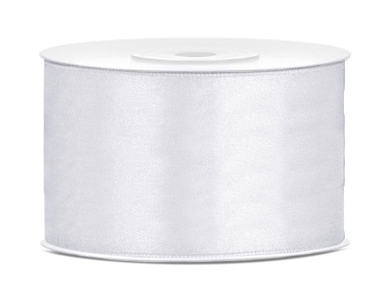 Picture of Saténová stuha bílá 38 mm x 25 m