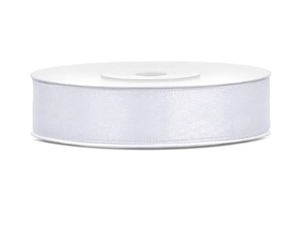 Picture of Saténová stuha bílá 12 mm x 25 m