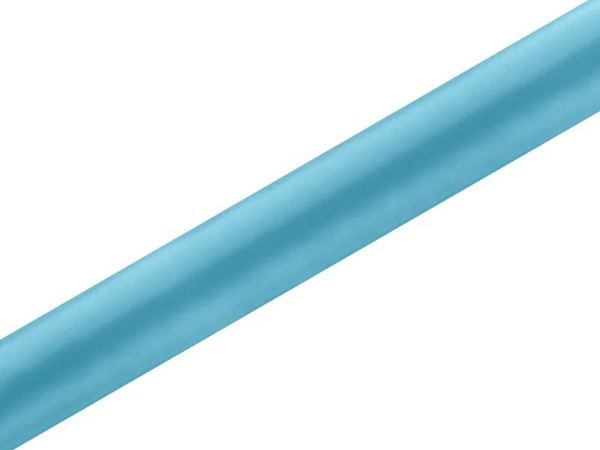 Satén v roli široký tyrkysový 36 cm x 9 m