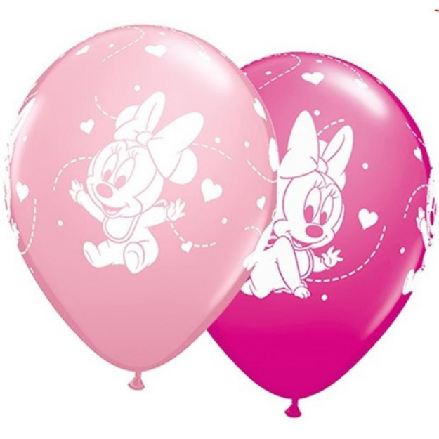 Obrázek z Latexový balonek Baby Minnie 30 cm 