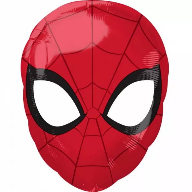 Obrázek z Foliový balonek hlava Spiderman 30 x 43 cm 