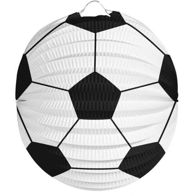 Obrázok z Závesný lampión futbalová lopta - 16 cm