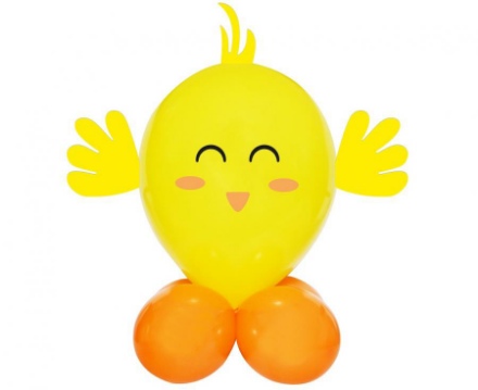 Obrázek Balonkové zvířátko DIY - kuřátko
