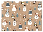 Obrázok z Balící papír Kraft vánoční role 2x100x70 mix vzorů