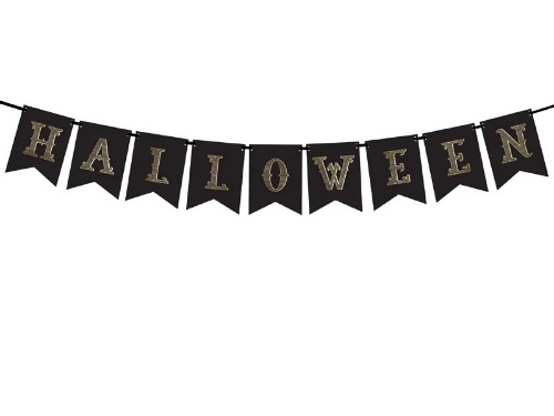 Levně Vlaječková girlanda - Halloween 20 x 175 cm