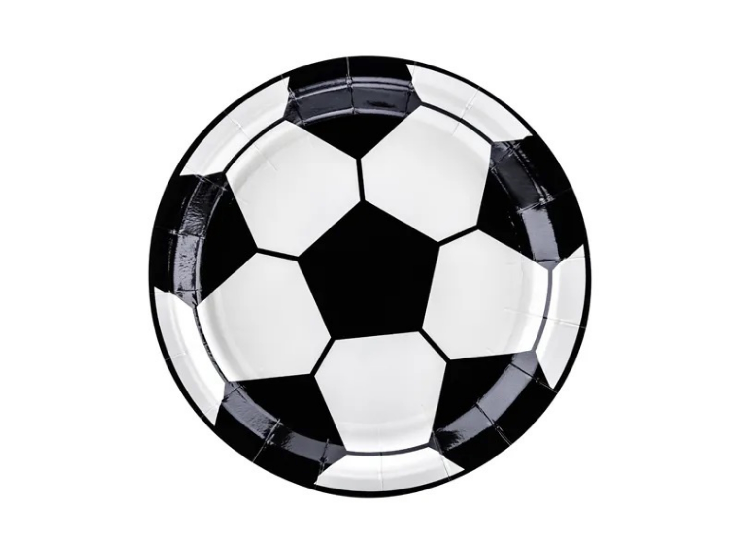 Levně EKO Papírové talíře - Fotbal 18 cm - 6 ks