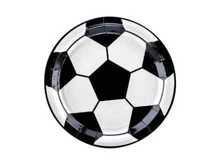 Picture of EKO Papírové talíře -  Fotbal 18 cm - 6 ks