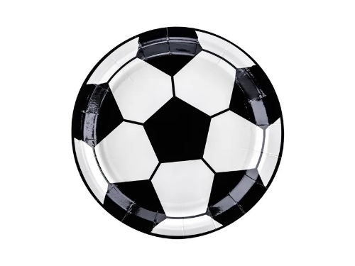EKO Papírové talíře -  Fotbal 18 cm - 6 ks