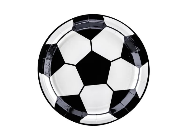 EKO Papírové talíře - Fotbal 18 cm - 6 ks
