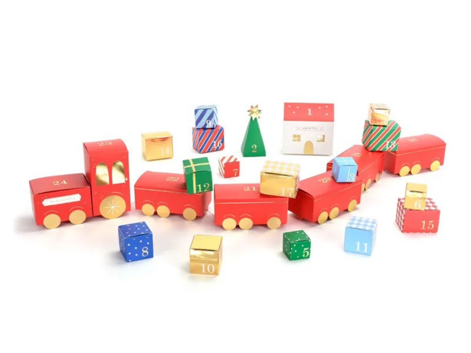 Adventní kalendář - Vláček DIY