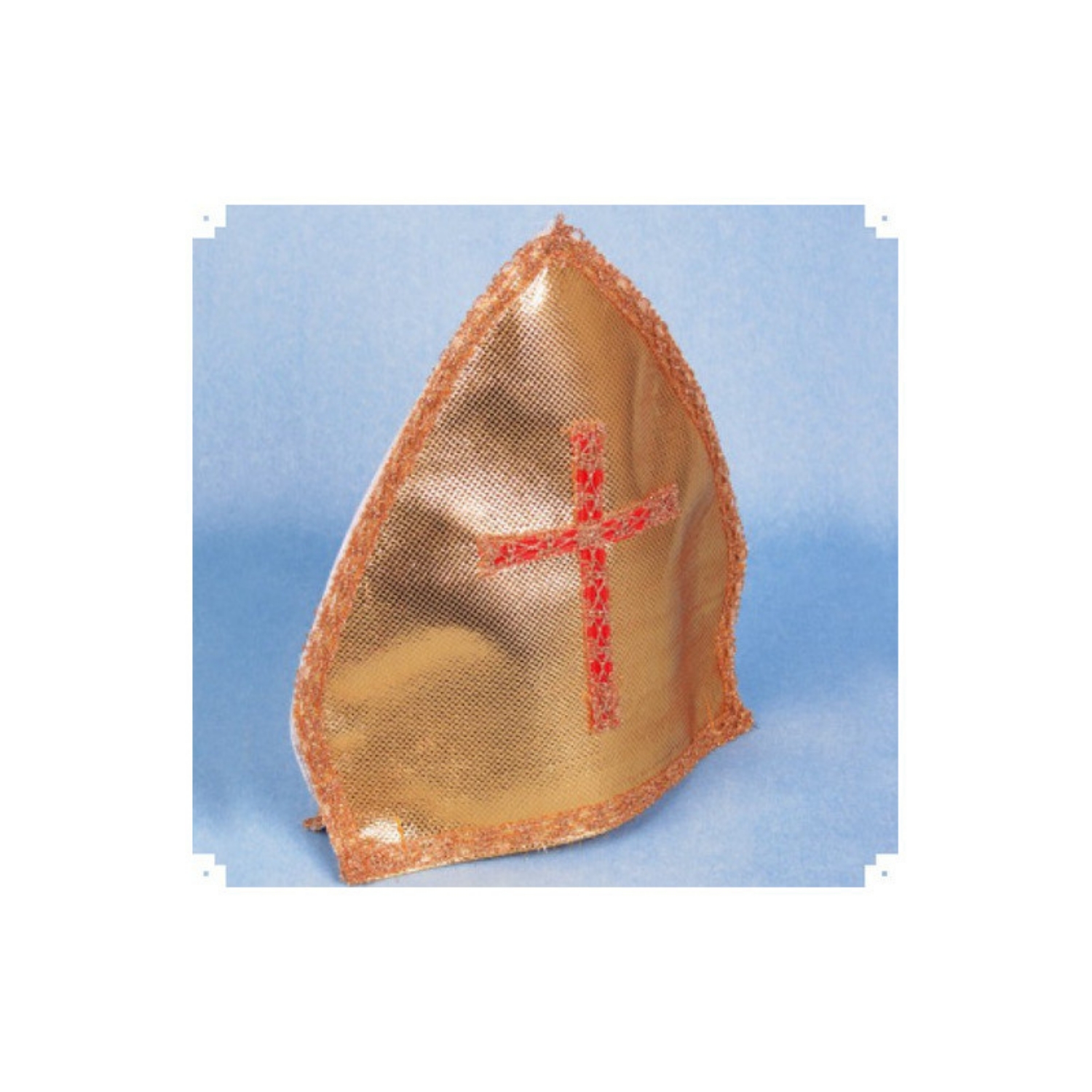 Mikulášská čepice Zlatá - Divadelní kvalita