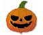 Obrázok z Fóliový balónik Halloween - strašidelná tekvica 75 cm