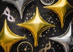Obrázok z Fóliový balónik hviezda zlatá 45 cm - orion