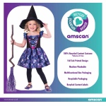 Obrázok z Detský EKO kostým čarodejnica 6 až 8 rokov - Veľ. 116 - 128 cm