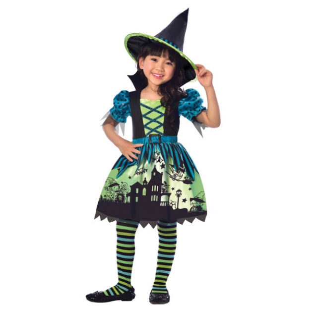 Obrázok z Detský kostým čarodejnica Hocus Pocus 6 až 8 rokov - Veľ. 116 - 128 cm
