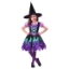 Obrázok z Detský kostým čarodejnica čierno fialová 6 až 8 rokov - Veľ. 116 - 128 cm