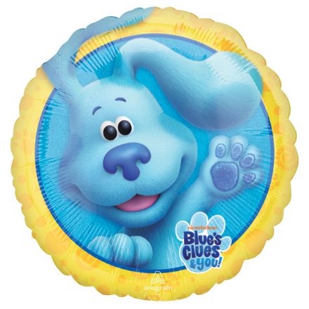 Obrázek Foliový  balonek Stopy Blue - Modříkovy hádanky 43 cm
