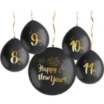 Obrázok z Latexové balóniky Happy New Year - Odpočítavanie 5 ks