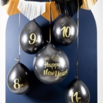 Obrázek z Latexové balonky Happy New Year - Odpočítávání  5 ks 