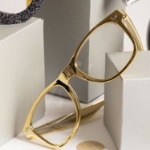 Obrázok z Plastové okuliare - zlaté