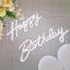 Obrázok z LED Neonový nápis Happy Birthday  106 x 25 cm, dělený - zapůjčení