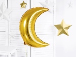 Obrázok z Fóliový balónik Mesiac zlatý - 60 cm