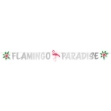 Picture of Party nápis Flamingo Paradise - 135 x 15 cm