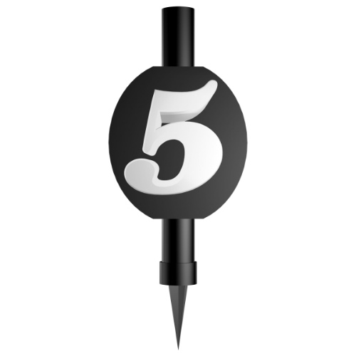 Levně Dortová fontána číslo - 5 - 12 cm