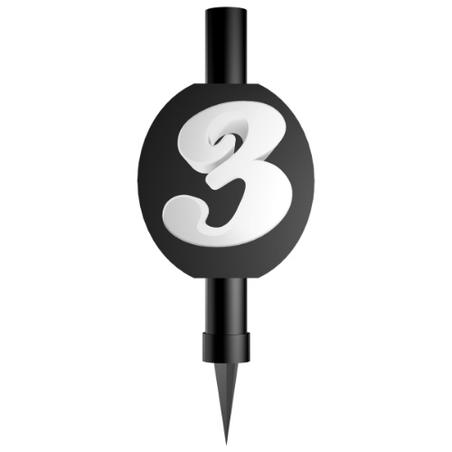 Levně Dortová fontána číslo - 3 - 12 cm