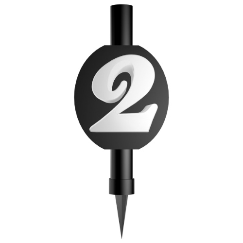 Levně Dortová fontána číslo - 2 - 12 cm