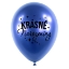 Obrázek Balonkový buket Chrome Krásné narozeniny, Modrý - 5 ks