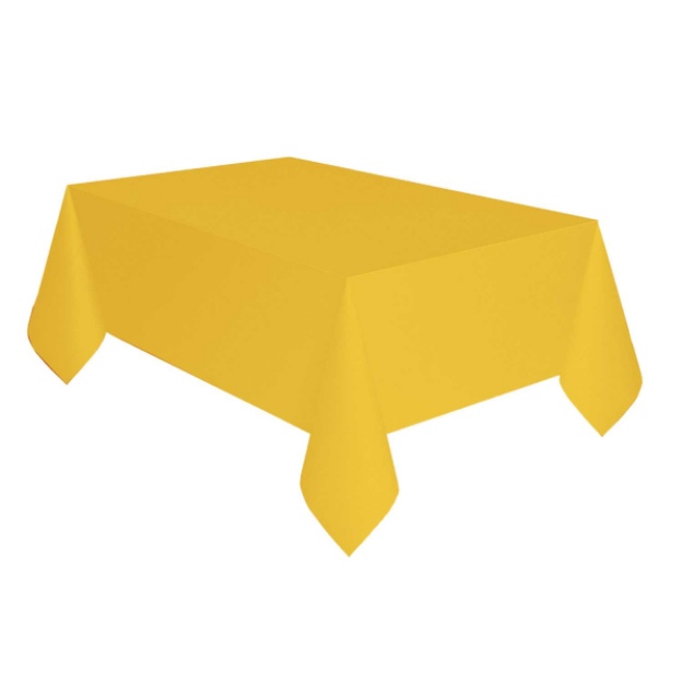 Obrázek z Plastový party ubrus Žlutý, 137 x 274 cm - Amscan 