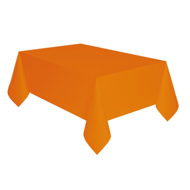 Obrázek z Plastový party ubrus Oranžový, 137 x 274 cm - Amscan 