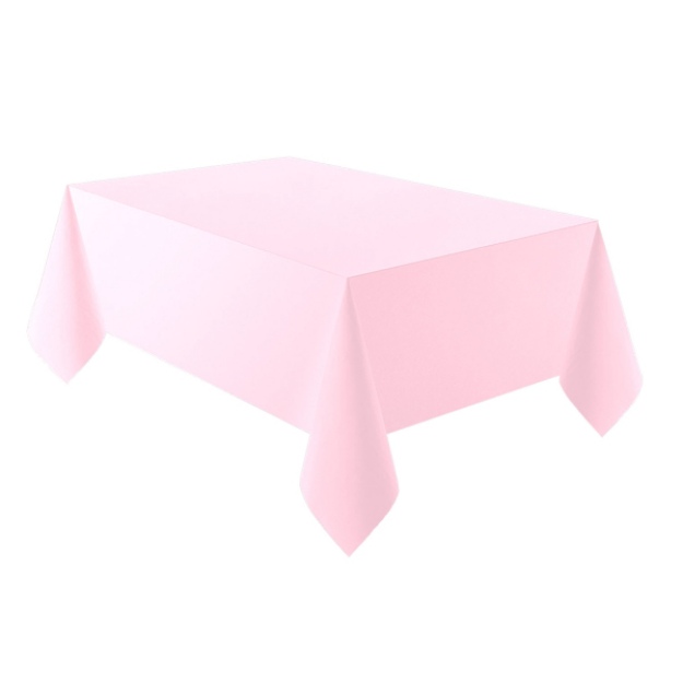 Obrázok z Plastový párty obrus Svetlo Ružový, 137 x 274 cm - Amscan