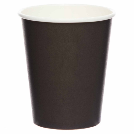Picture of Black Paper Cups, 237 ml, Pack of 8