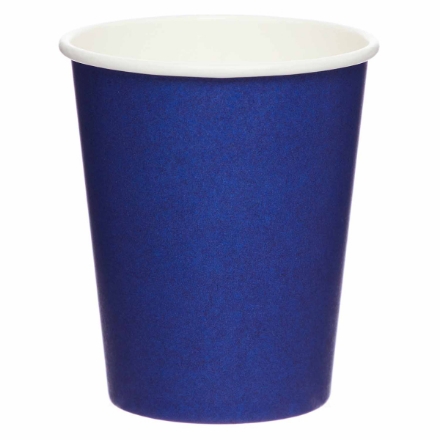 Obrázek Papírové kelímky modré, 237 ml, 8 ks