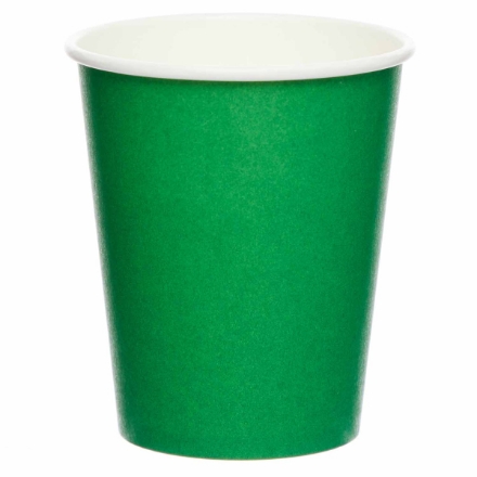 Obrázek Papírové kelímky zelené, 237 ml, 8 ks
