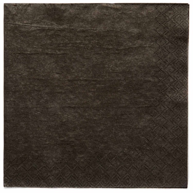 Obrázok z Papierové obrúsky Čierne, 33 x 33 cm, 20 ks - Amscan