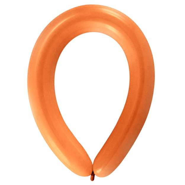 Obrázok z Balónik modelovací široký - Tangerine , D04 - oranžový, 50ks