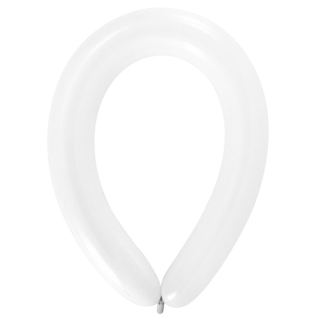 Obrázek z Balonek modelovací široký - Frosty White, D01 - Bílý, 50ks  