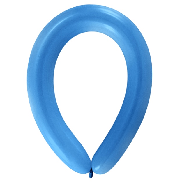 Obrázok z Balónik modelovací široký - Bright Royal Blue, D10 - modrý, 50ks