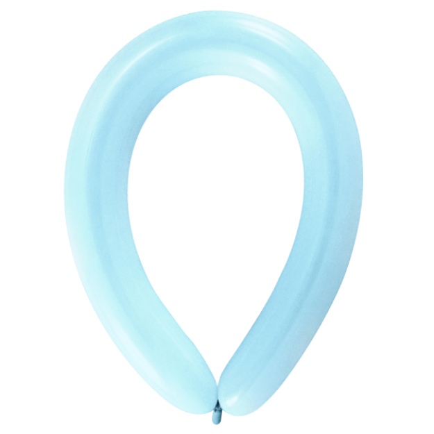 Obrázok z Balónik modelovací široký - Pastel Blue, D09 - svetlo modrý, 50ks