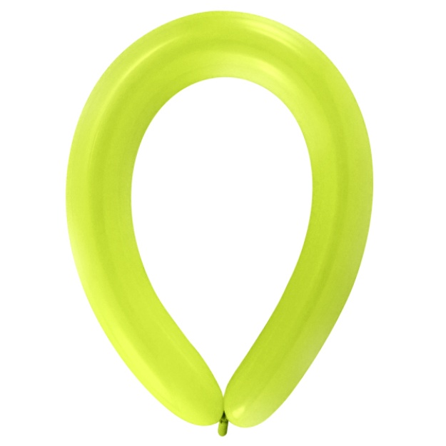 Obrázok z Balónik modelovací široký - Kiwi Green, D49 - sv. zelený metalický, 50ks