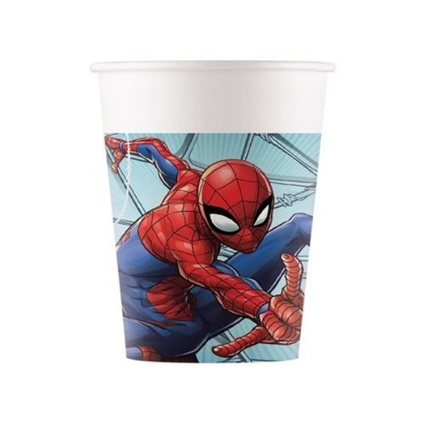 EKO Papírové kelímky Spiderman Team Up 8 ks