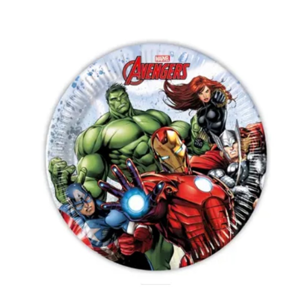 Obrázek z EKO Papírové talířky Avengers 20 cm - 8 ks 