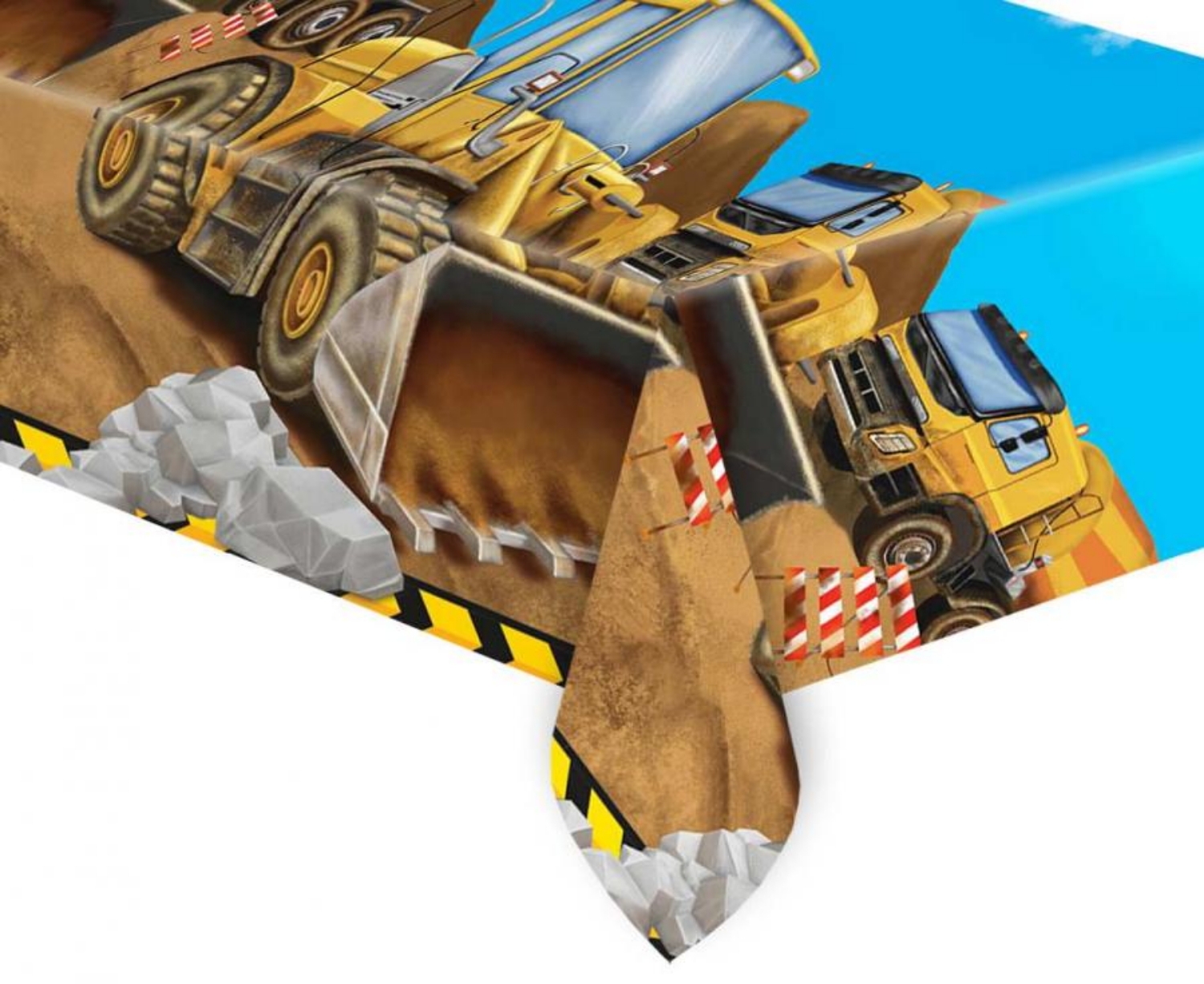 Plastový party ubrus - Staveniště 120 x 180 cm