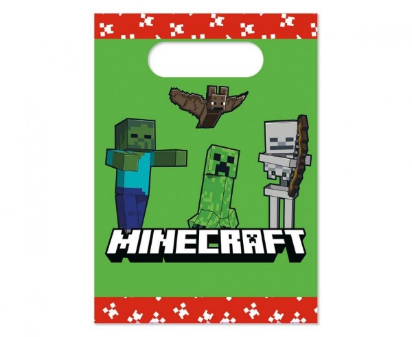 Party tašky Minecraft - 4 ks