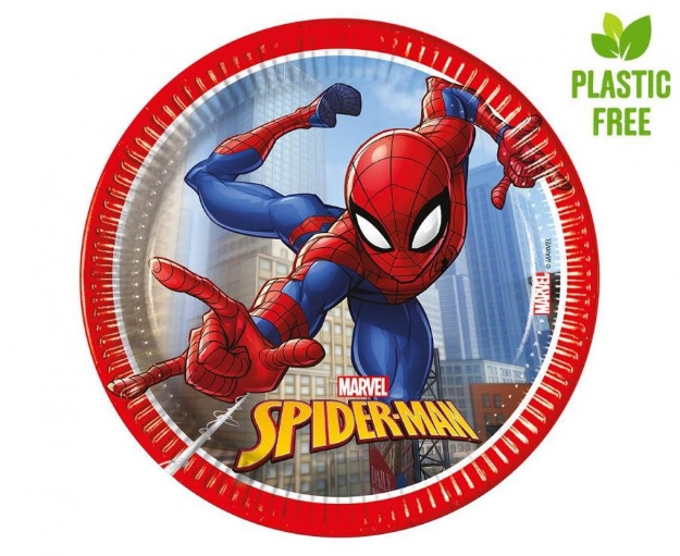Obrázok z EKO Papierové taniere Spiderman - New Generation 20 cm - 8 ks