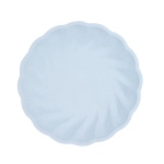 Obrázok z EKO - papierové taniere okrúhle - Vert Decor, pastelovo modré - 22,9 cm 6 ks
