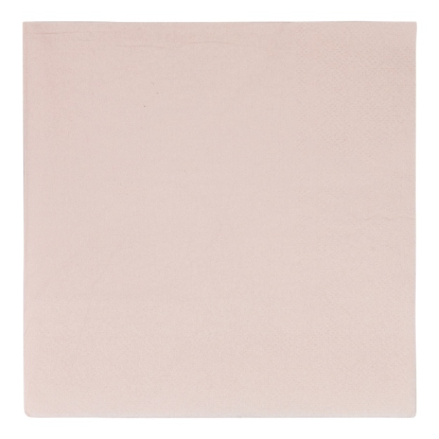 Obrázek z Papírové ubrousky - Vert Decor pastelově růžové, 33 x 33 cm, 20 ks 